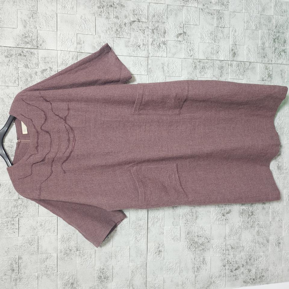 이새 isae 반팔 울 원피스