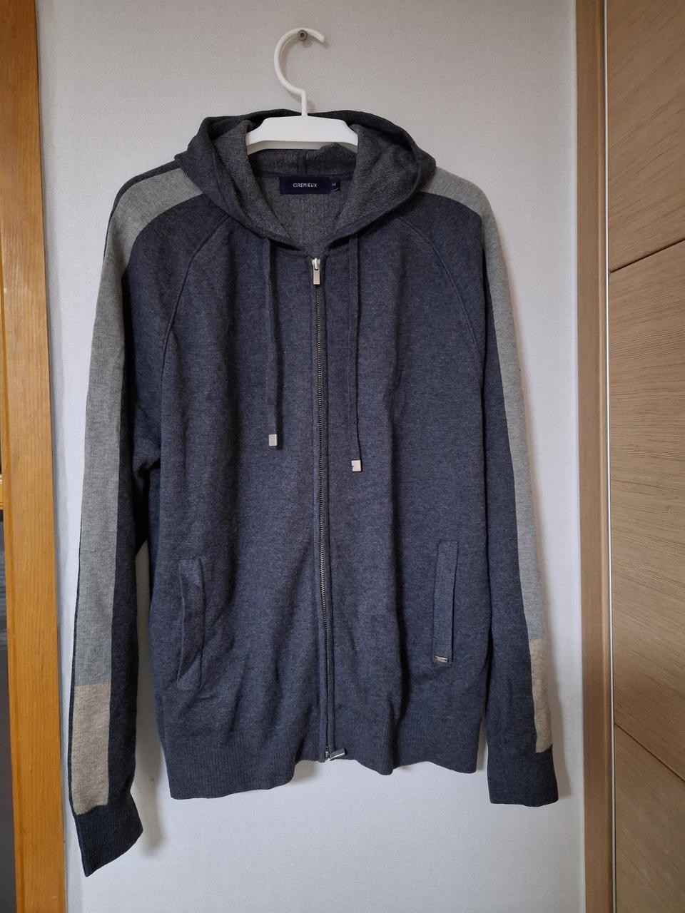 미착용 CREMIEUX 남자 후드집업니트 115