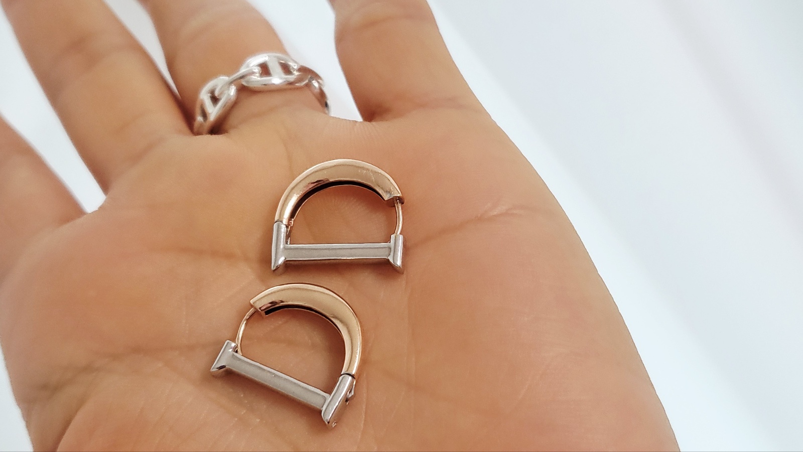 14k 원터치 귀걸이