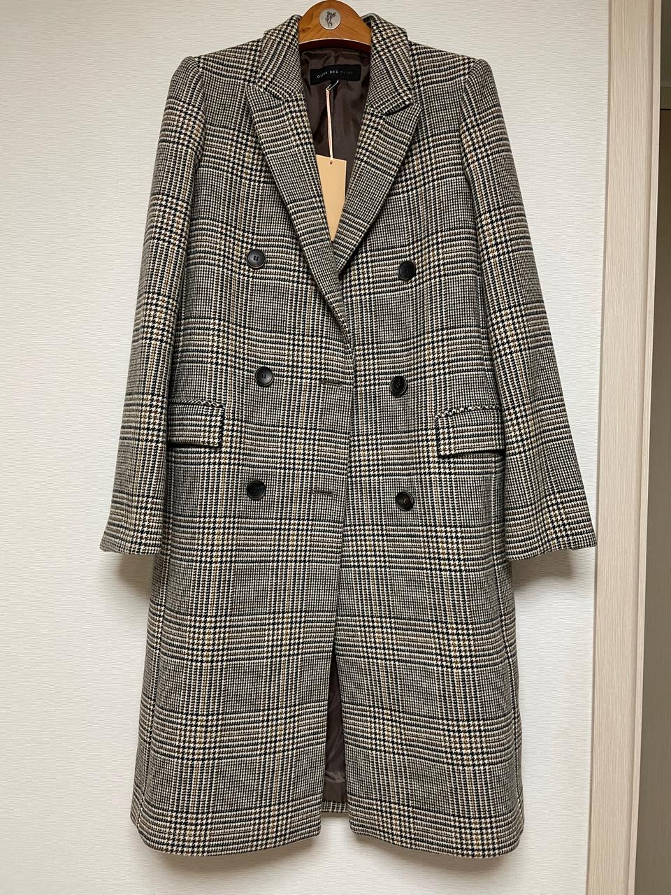 [새상품] OLIVE DES OLIVE 올리브데올리브 더블 체크 롱 코트