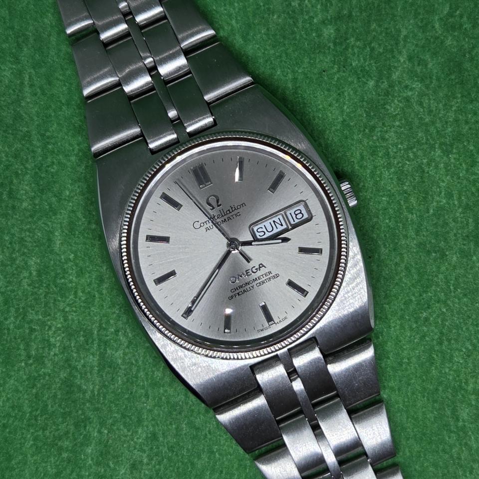 오메가 컨스텔레이션 백금베젤