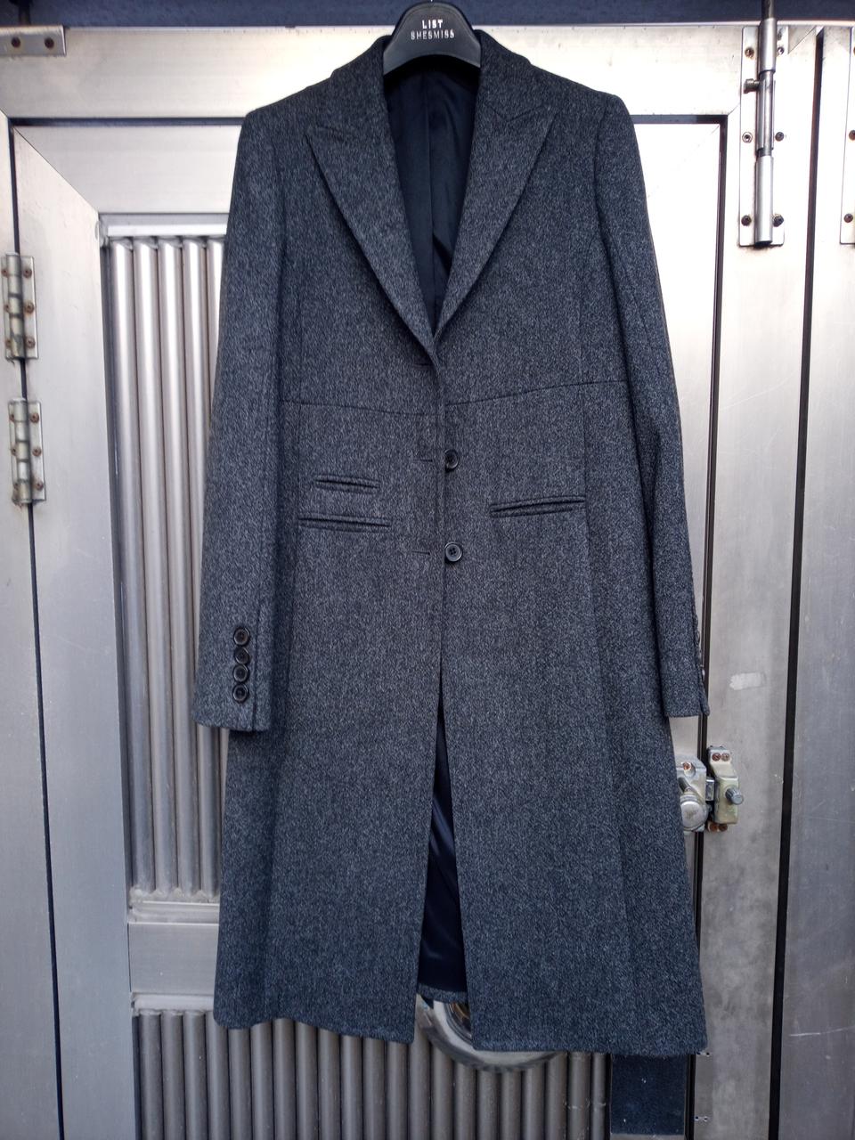 정품 닐바렛 슬림핏 여성 울 롱코트 36 상태우수