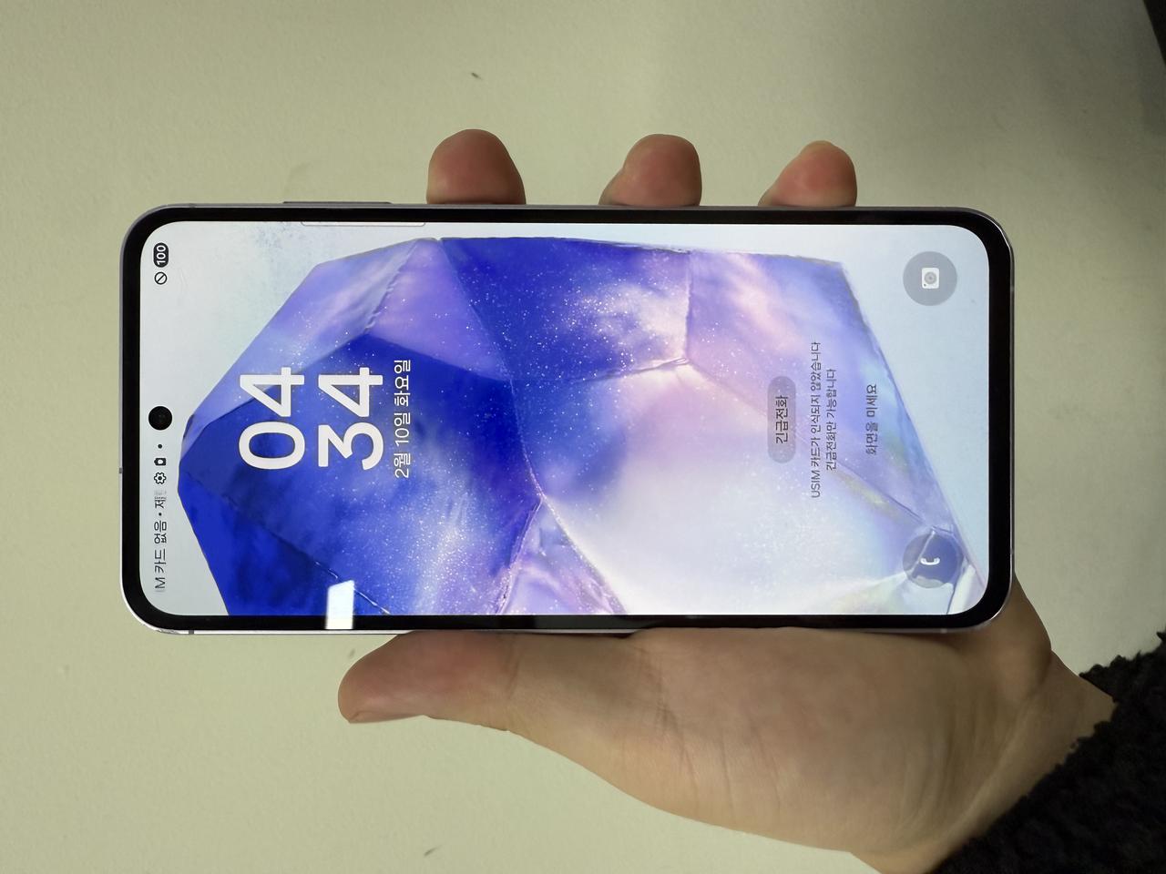 삼성 갤럭시퀀텀5 퍼플 128G