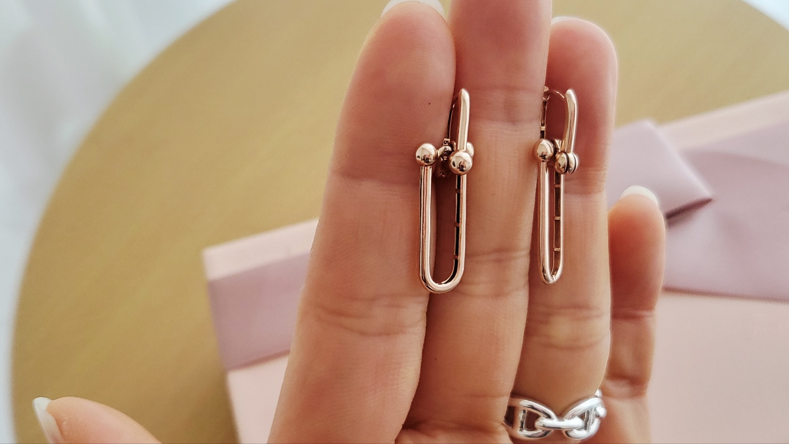 14k귀걸이 (로즈골드)