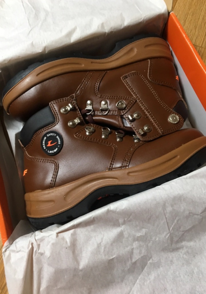 르까프안전화 255265270 지퍼 소가죽 새제품