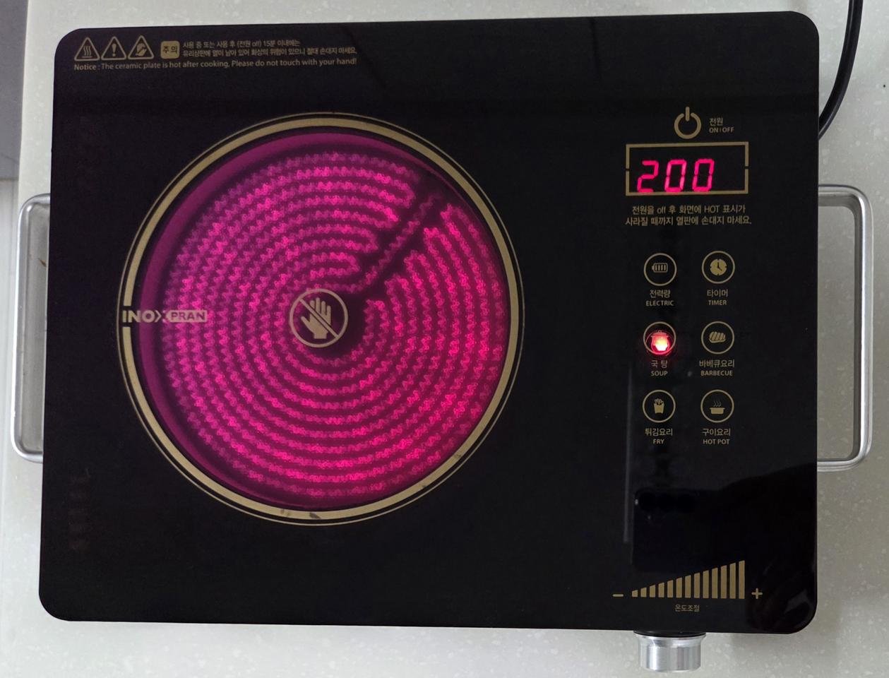 이녹스프랑 하이라이트 전기레인지 SW-H1001