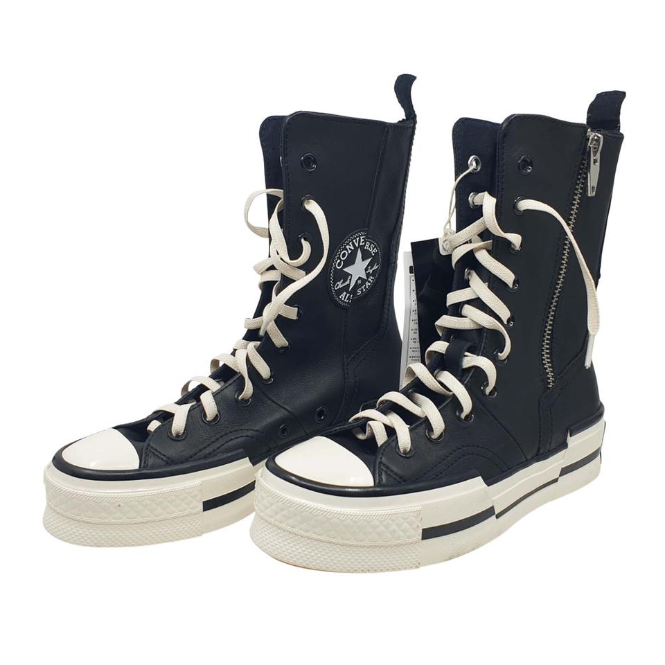 [새상품/240] 컨버스 척 70 플러스 엑스하이 레더 블랙