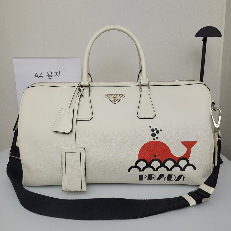 프라다 2VC372 화이트 웨일빅 트레블백 컬렉션 (누나명품중고)