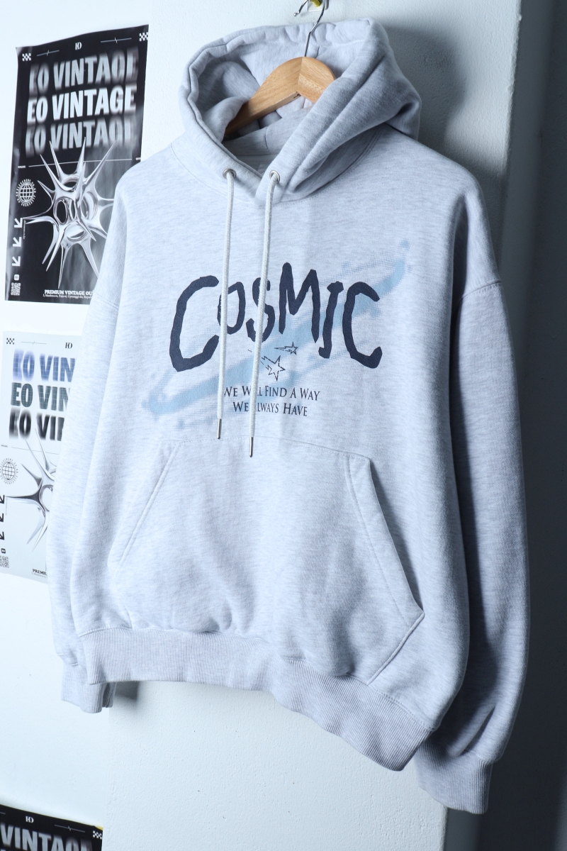 (M-L) 제멋 후드티셔츠 빅로고 멜란지 기모 올드스쿨-17327