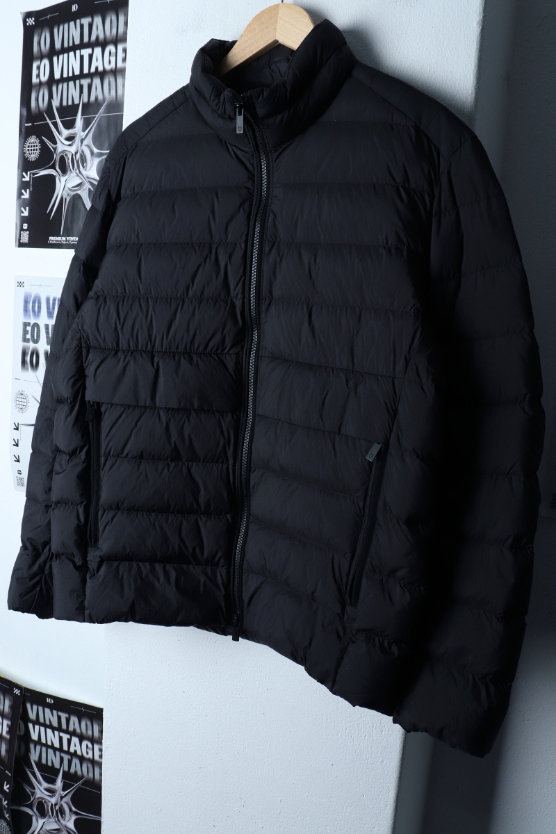 (L) 유니클로 패딩 점퍼자켓 Y2K 질샌더 협업 경량 블랙-1733C