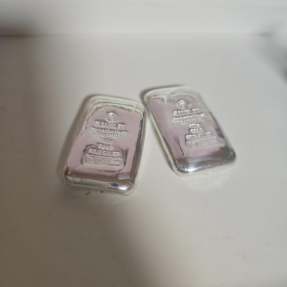실버바 .100g. 은바.