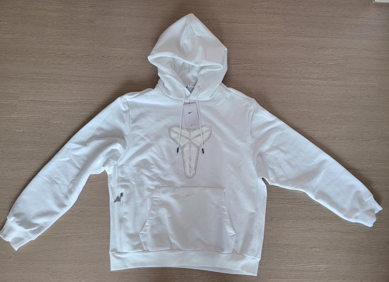 나이키 드라이핏 코비 후드 3XL(실제105~110정도) 화이트 8만원
