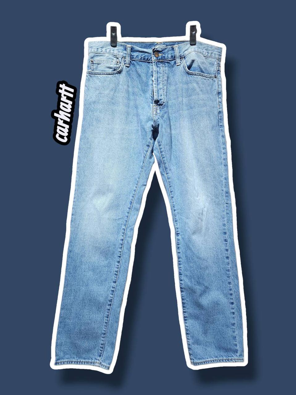 34/ 칼하트 클론다이크 레더탭 데님팬츠 /0213