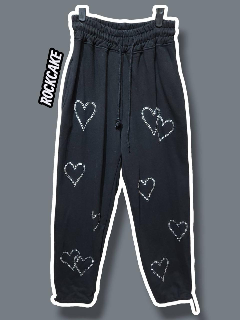 F/ 락케이크 크리스탈 하트 2way 조거팬츠 /0213
