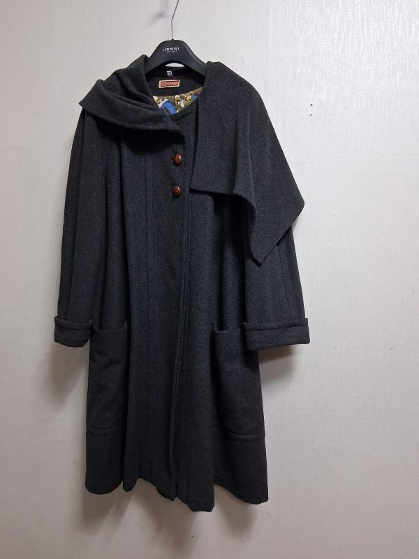 폴랜드산 엘레강스 부띠크 케이프카라 순모울코트 77까지