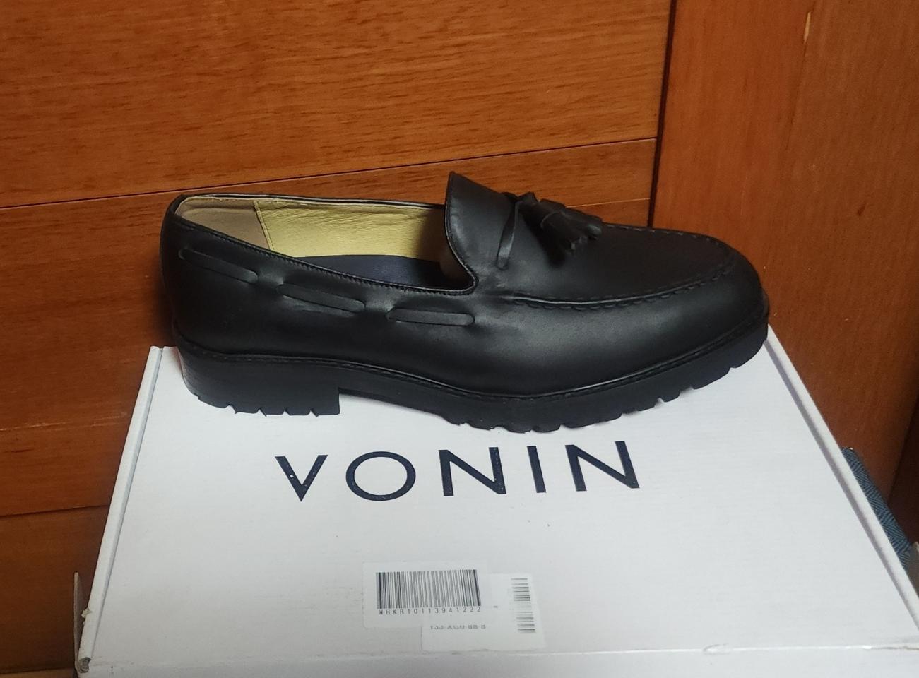 보닌 천연가죽 로퍼 구두 새상품 280 운동화