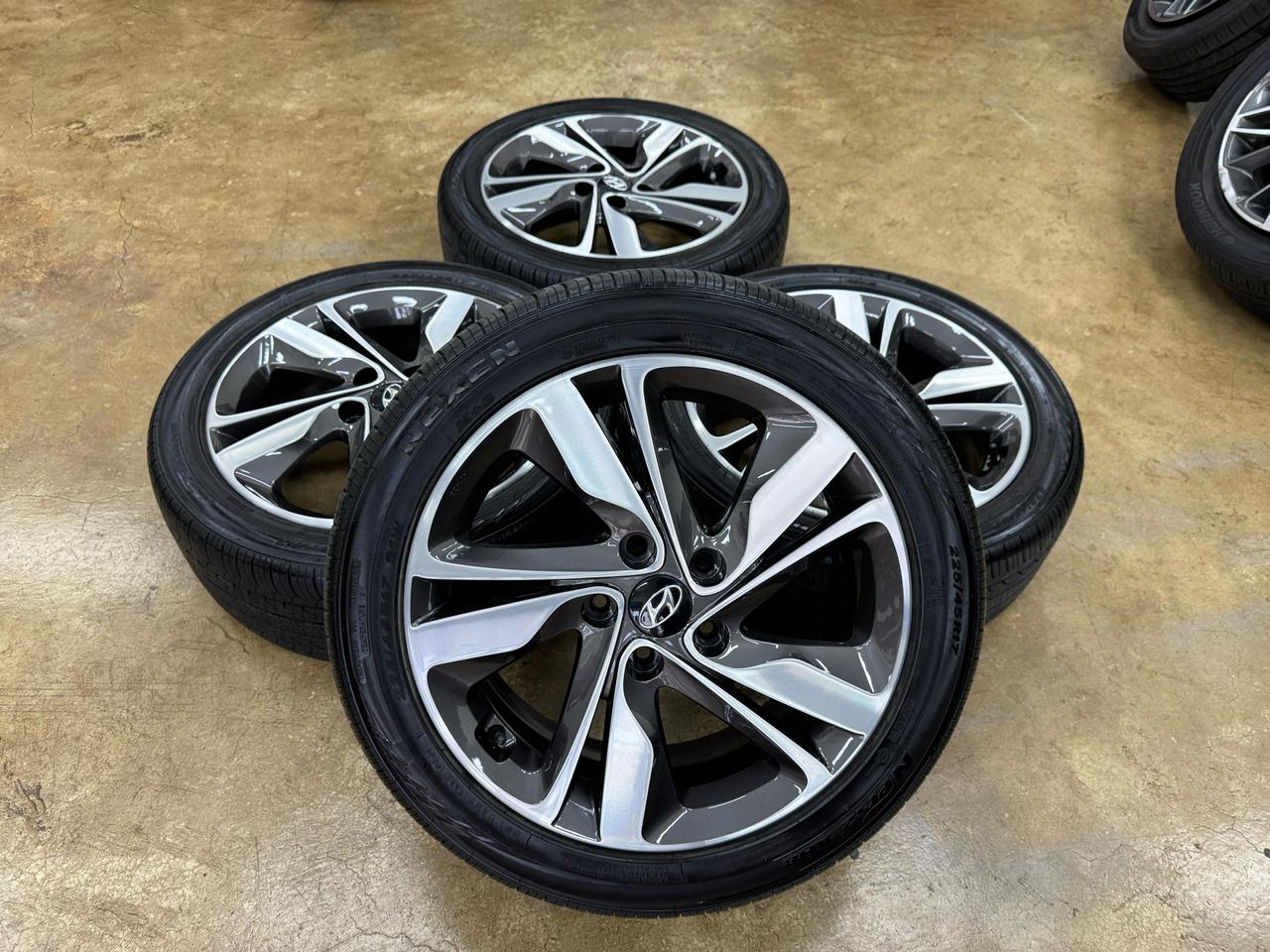 아반떼md 17인치 순정휠타이어 팝니다