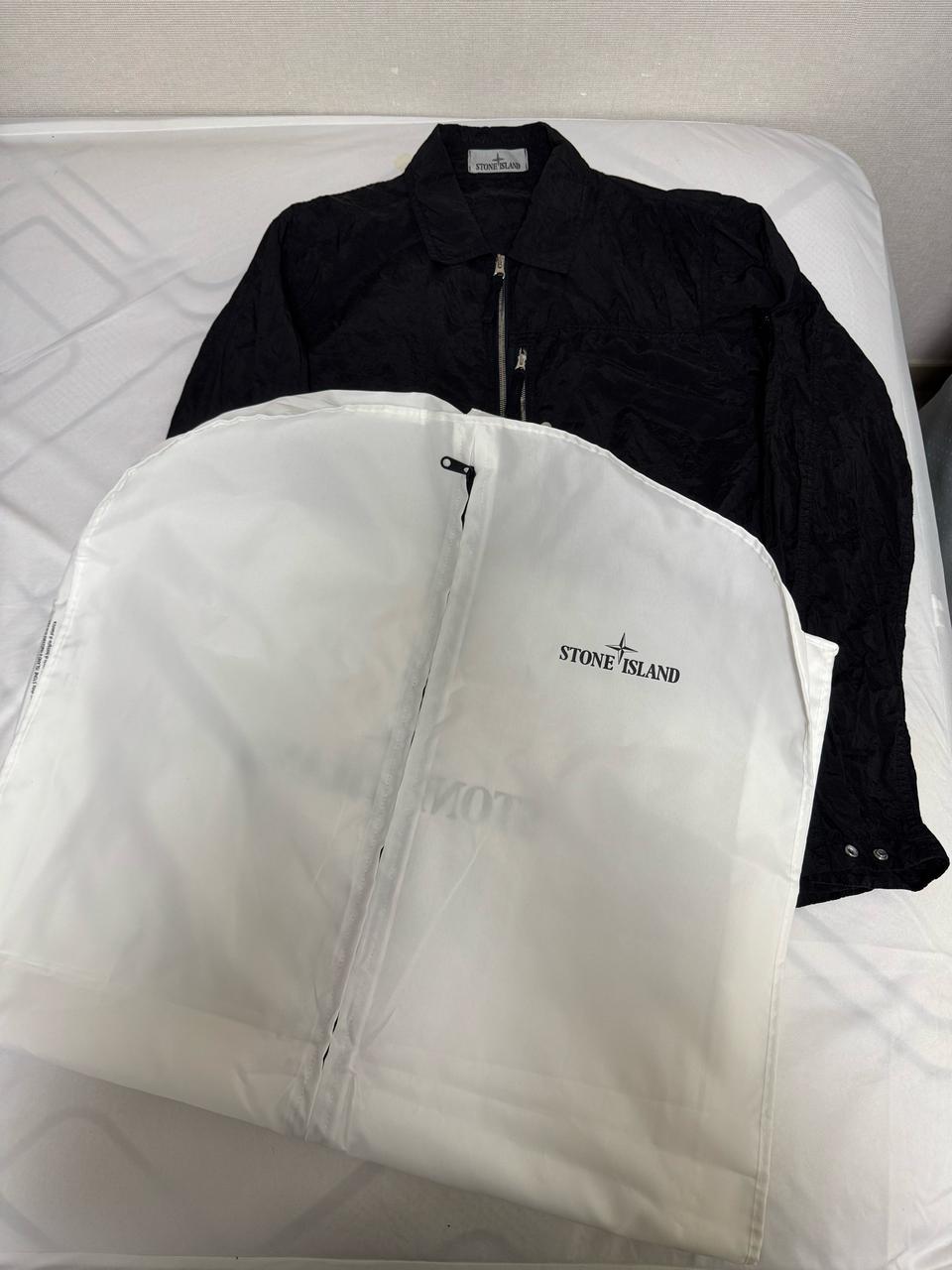 [XL]25SS 스톤아일랜드 크링클랩스 블랙 오버셔츠