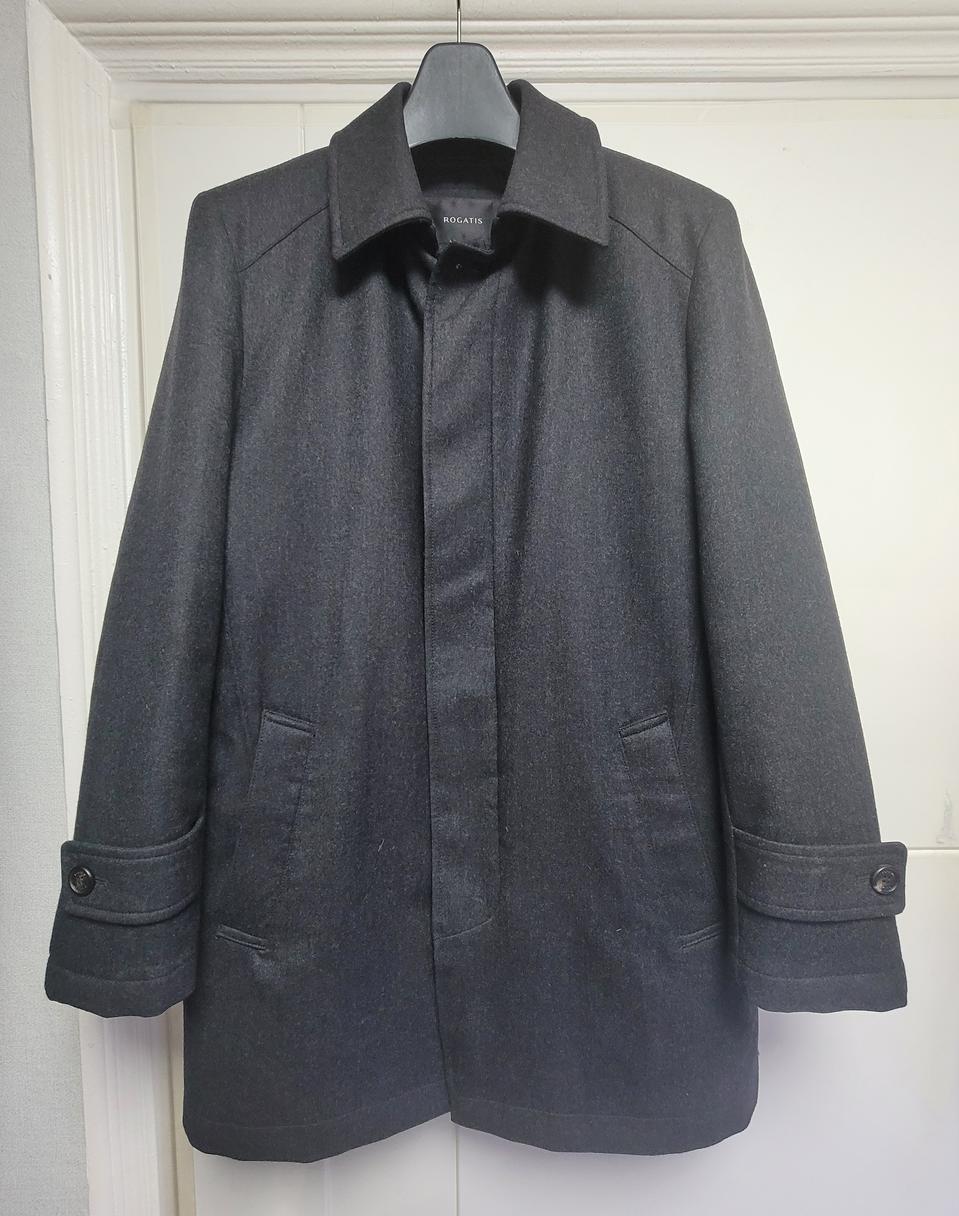 95사이즈-[로가디스] 까노니코 모100% 다크 그레이 구스 다운 패딩