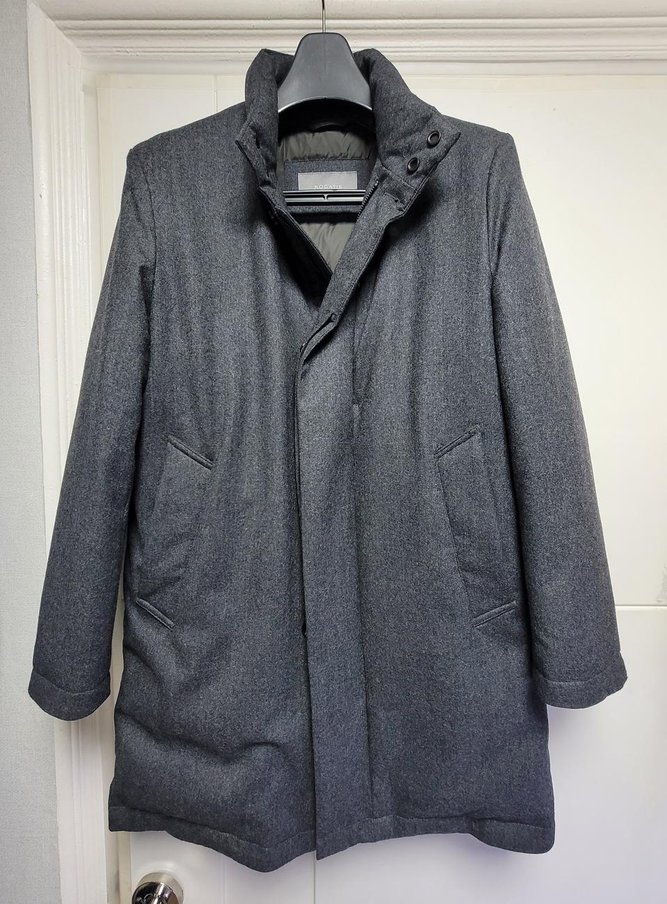 95-[로가디스] 까노니코 모100% 그레이 구스 다운 패딩 (하이넥)