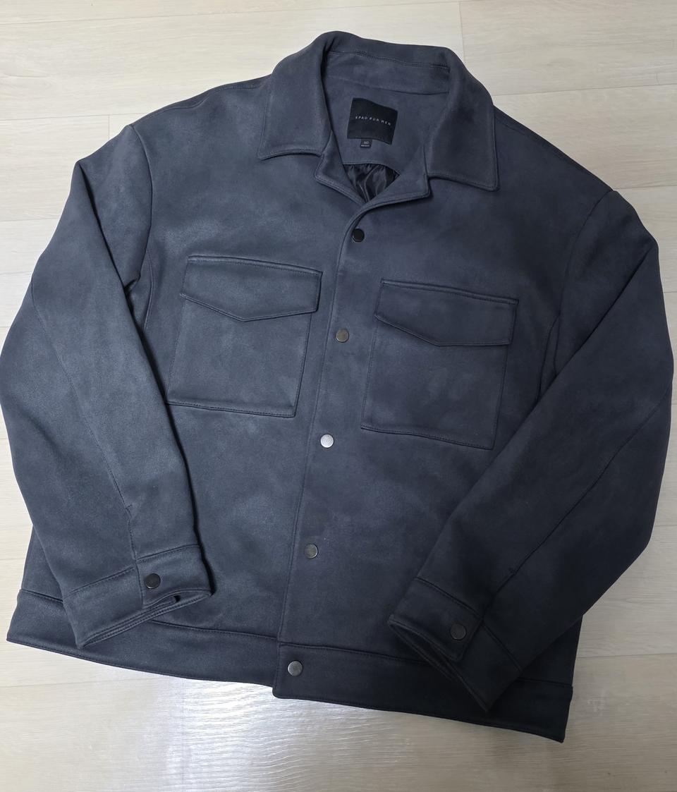 택포 스파오 스웨이드 그레이 자켓