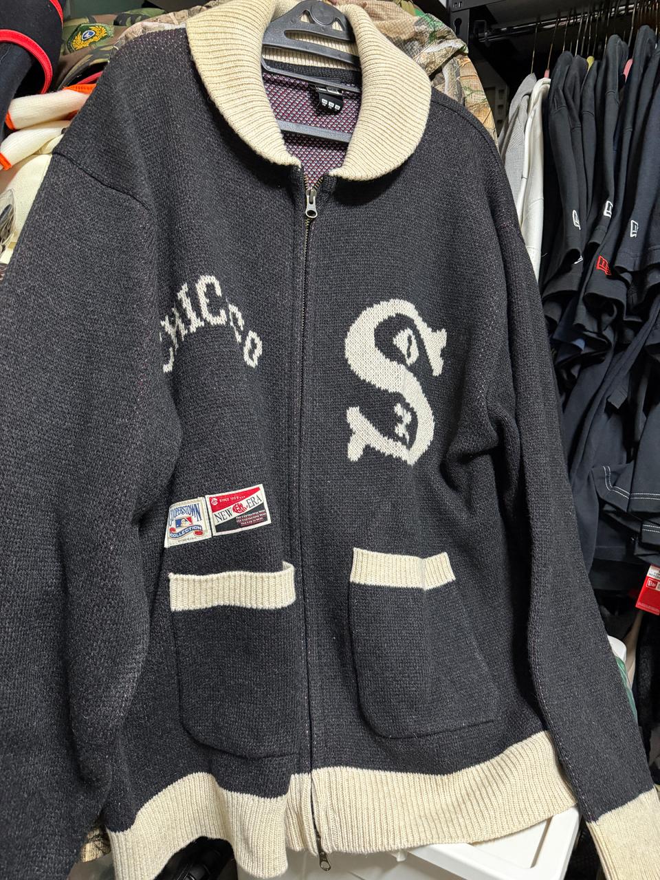 [새상품] 시카고 화이트삭스 코워찬 가디건 블랙