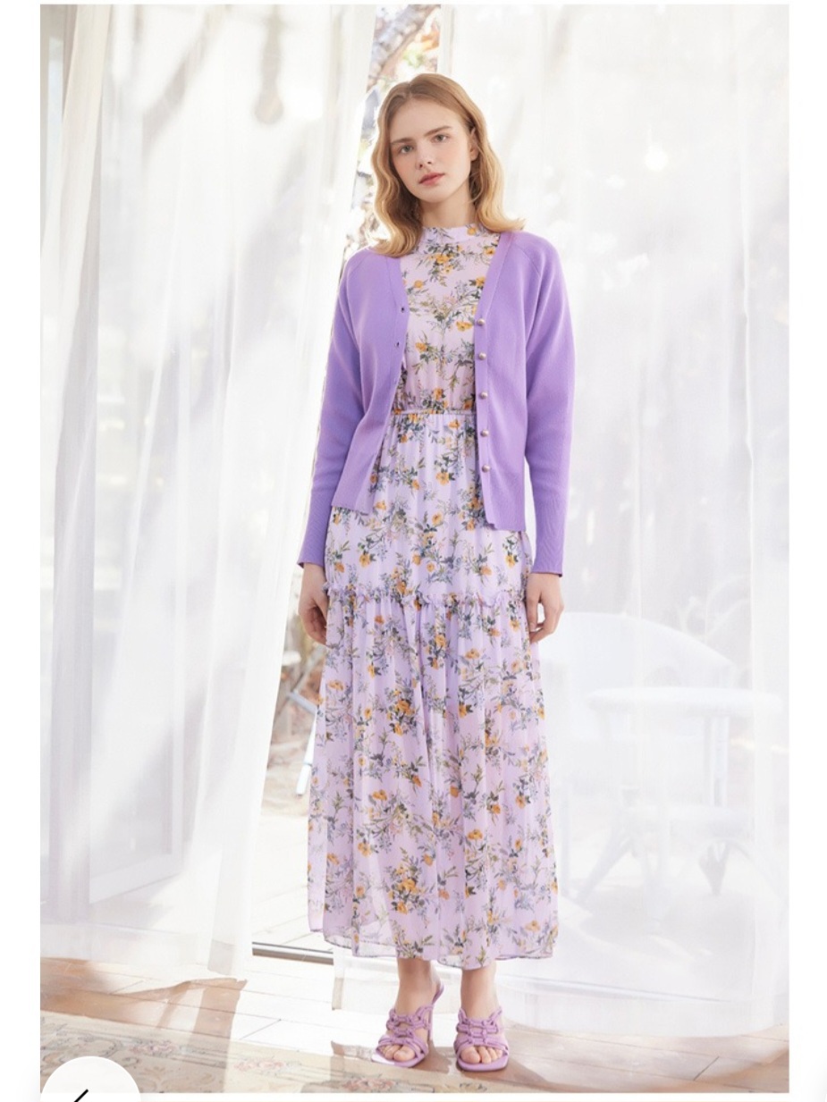 1회착용) cacharel 봄에 화사한 가디건