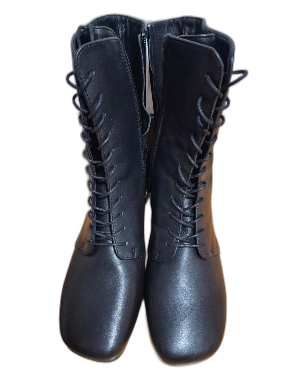 Nine West 나인웨스트 양가죽 레이스업 미니 앵클부츠 250mm