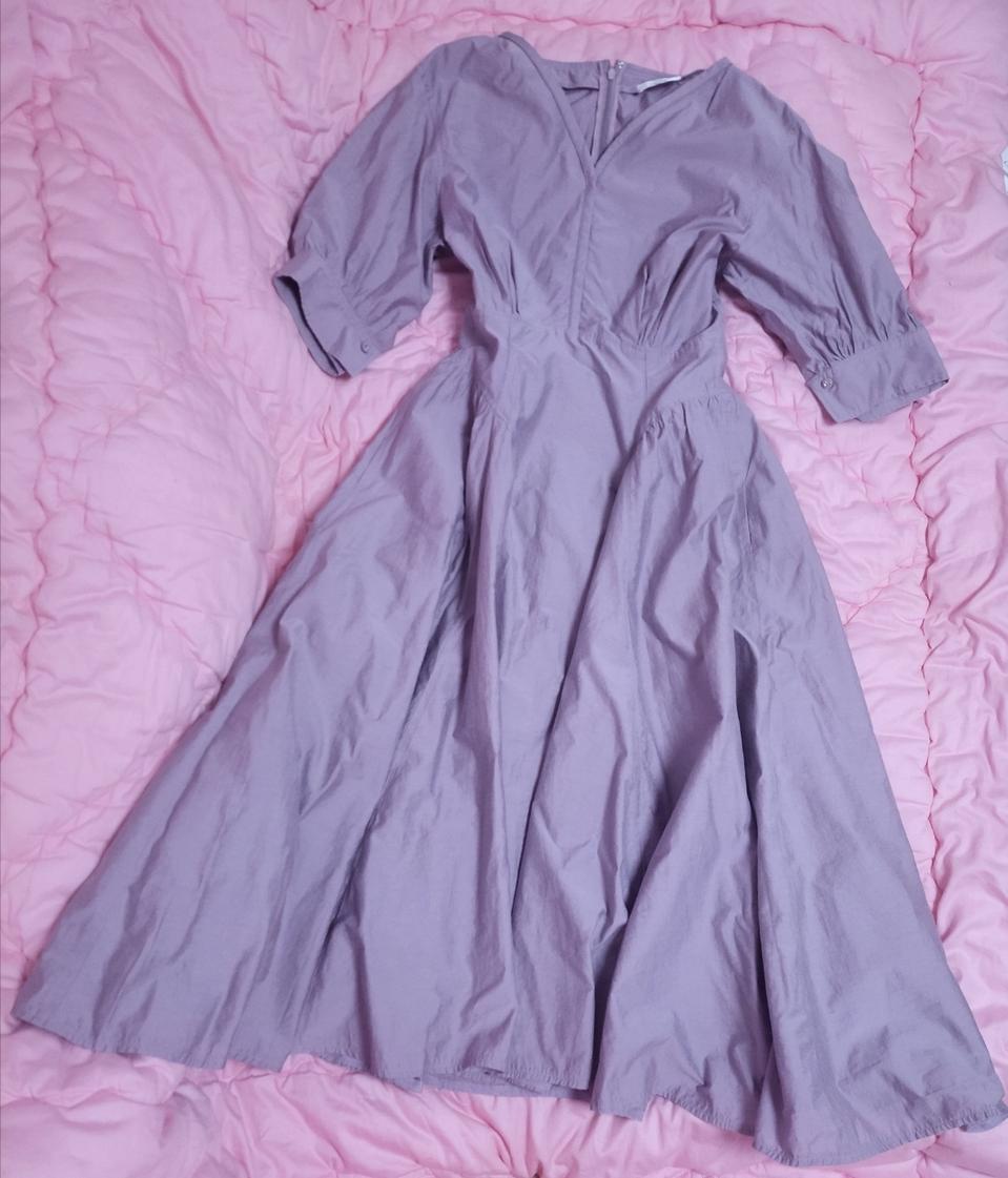 급처새상품!OBZEE오브제 한섬 바이올렛 우아한 공주롱원피스  레니본st