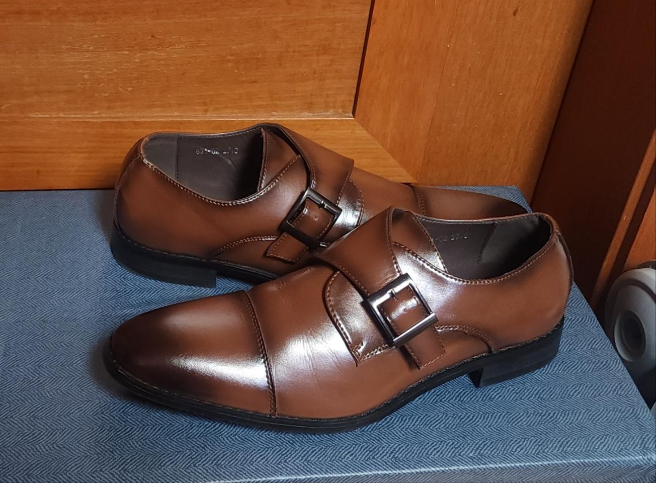 새상품 천연 가죽 구두 로퍼 270 소가죽 운동화