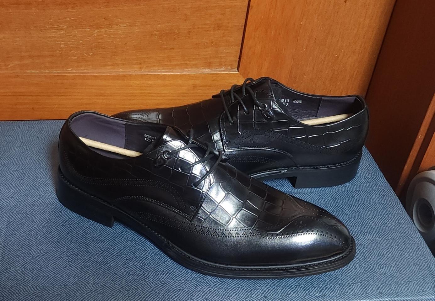 새상품 천연 가죽 구두 로퍼 265 소가죽 운동화