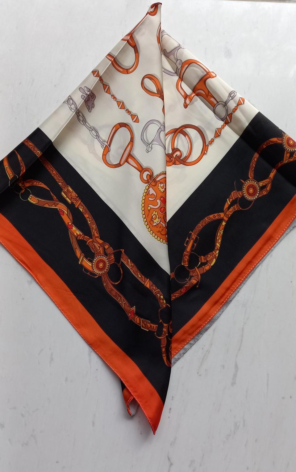 실크 스카프 70*70