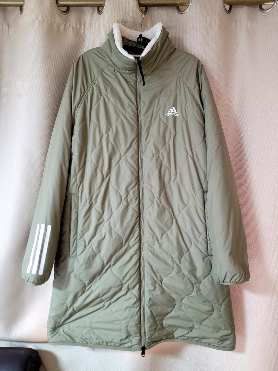 아디다스 양면 쉐르파 패딩 자켓 105