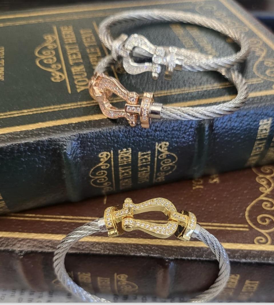 92.5법정 순은 프레드st~뱅글 팔찌