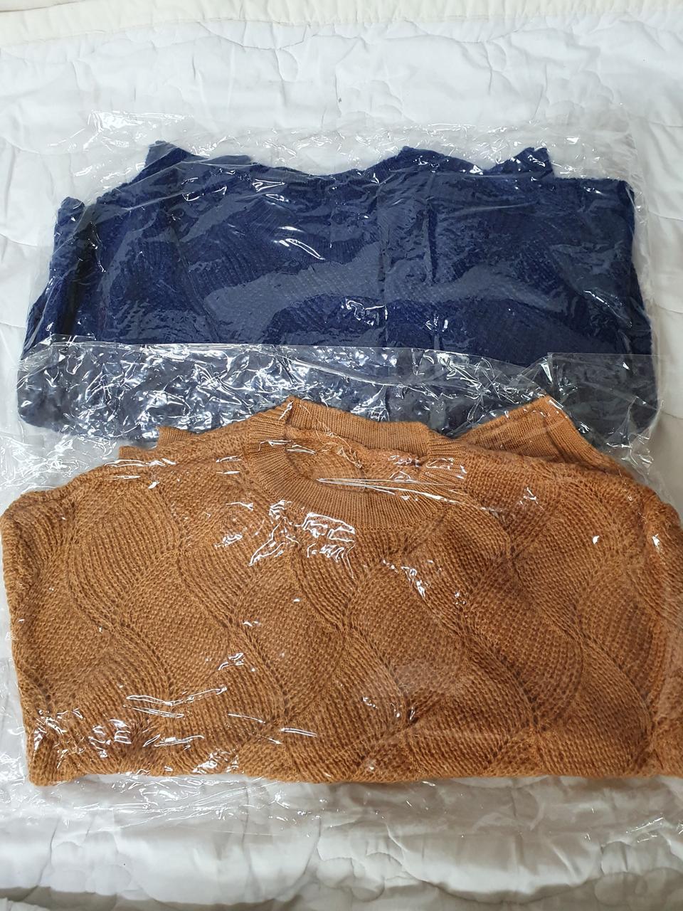 (새제품)여성 긴팔 니트티 2종