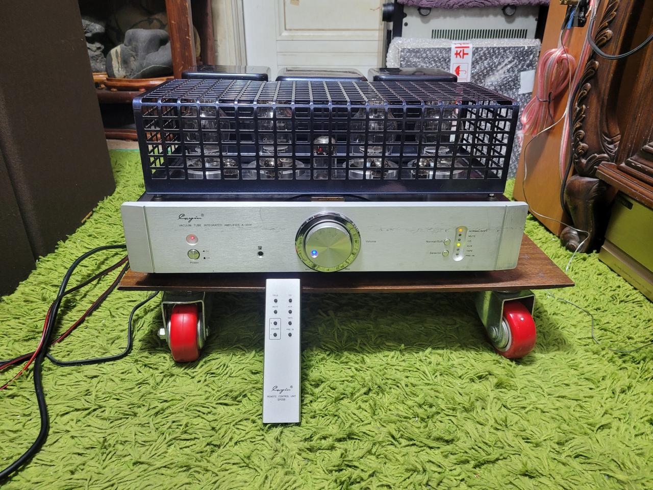 케인 A - 300P 진공관 앰프 리모콘포함