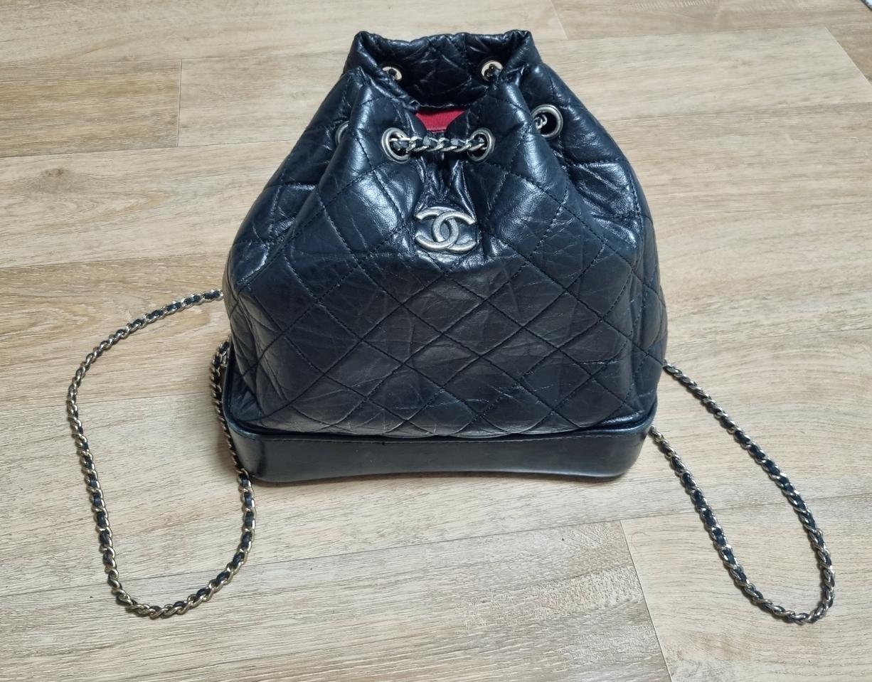 샤넬 퀼팅st 체인 백팩