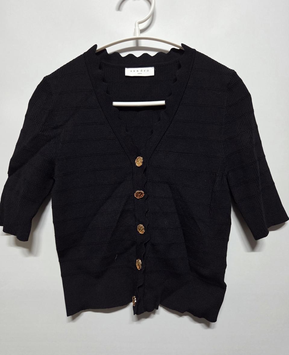 (XS) 살드로 반팔 니트가디건