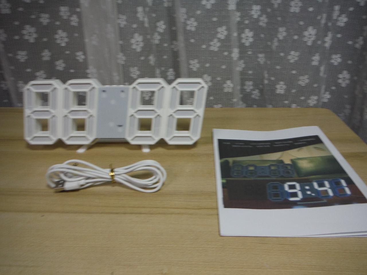 디지털시계 탁상시계 날짜 온도 표시