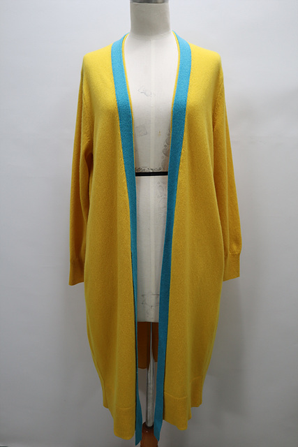 여성 ODV 오디브 캐시미어100% 롱 가디건 오픈형~ 21년식/미사용