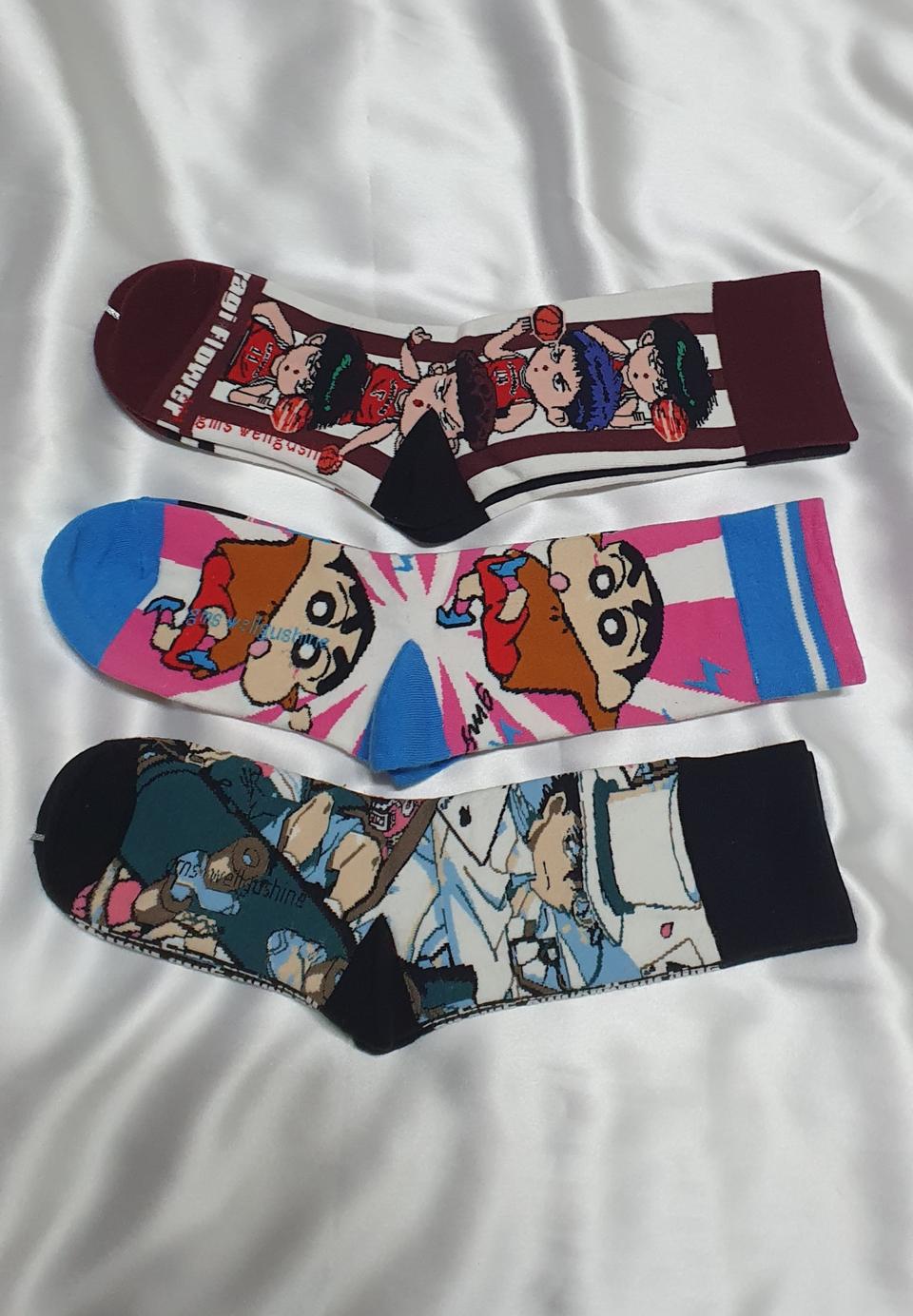 개당가격이예요~ 핑크 블루 레드와인  농구 귀요미 양말