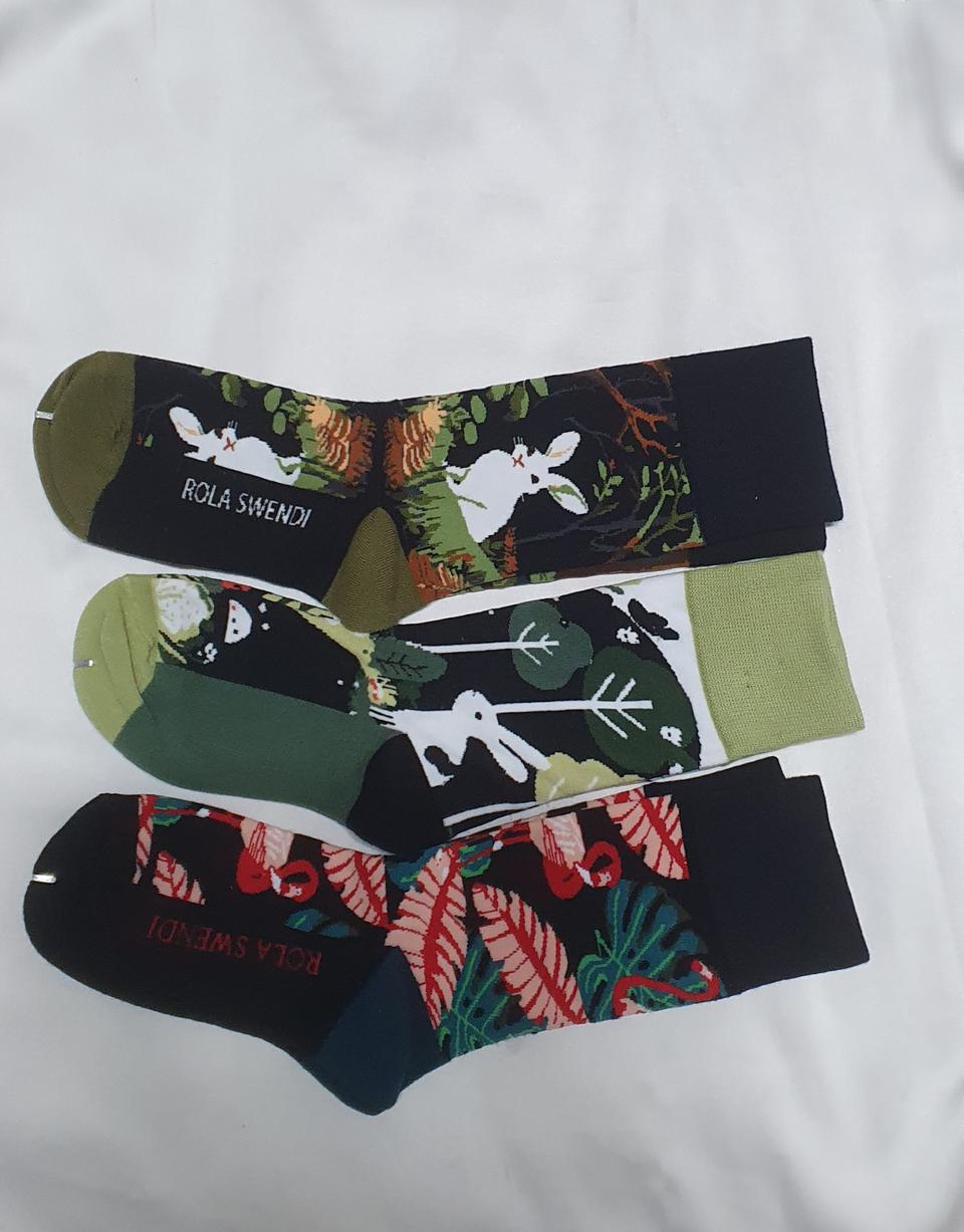 개당가격이예요 ~ 그린 올리브 동물패턴 토끼 타조 양말