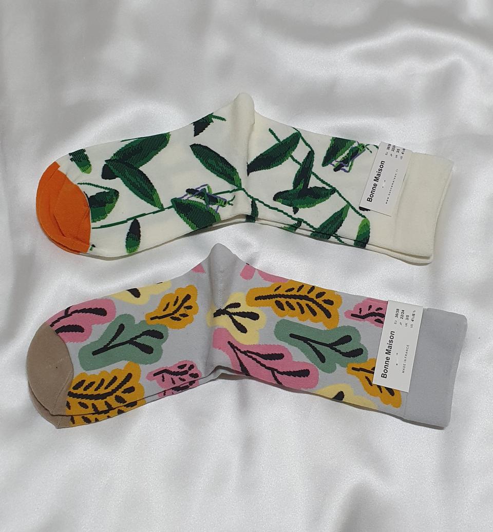 개당가격이예요~라이트그레이 크림베이지 Bonne Maison 본메종 양말