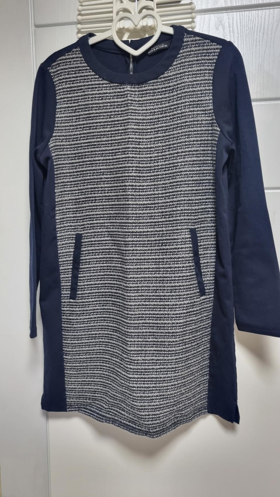 나탈리 셰즈 네이비 트위드 원피스 55