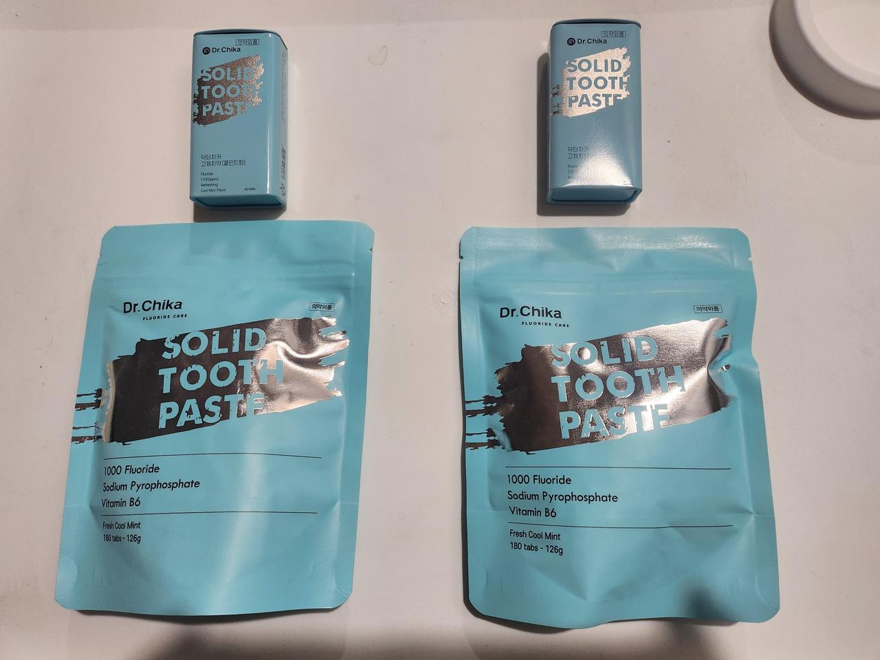 닥터치카 고체치약1봉.2봉