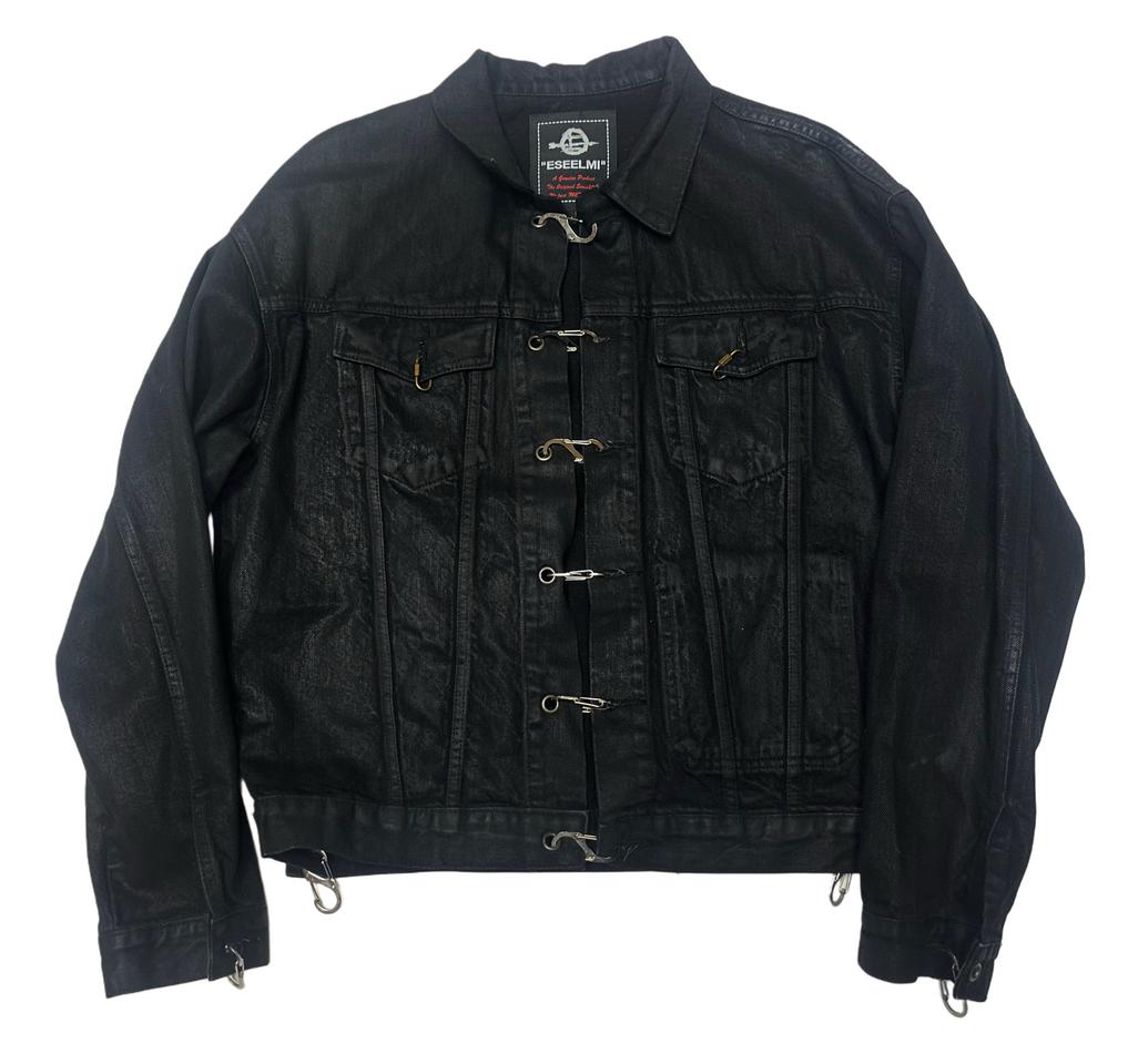 에씰미 블랙왁스자켓 M