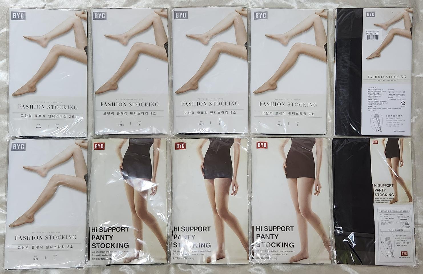 BYC  팬티스타킹 블랙 10족