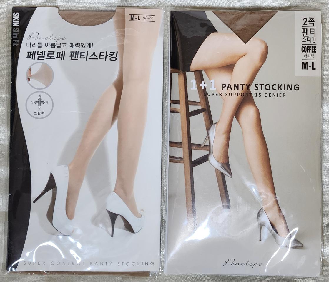 페넬로페 팬티스타킹 살구색+커피색 3족
