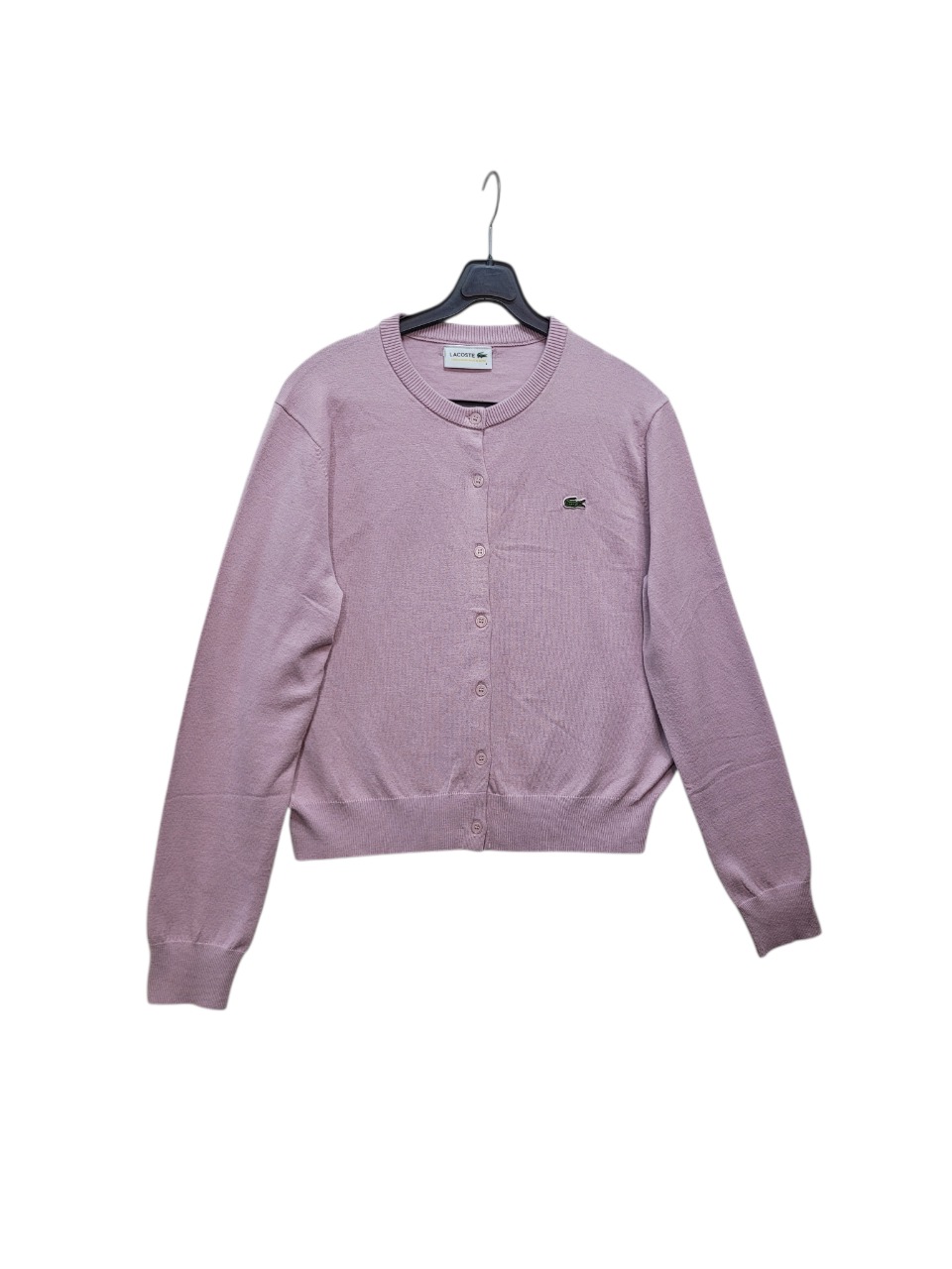 울혼방 이쁜 핑크 니트 라코스테 일본 정품 가디건