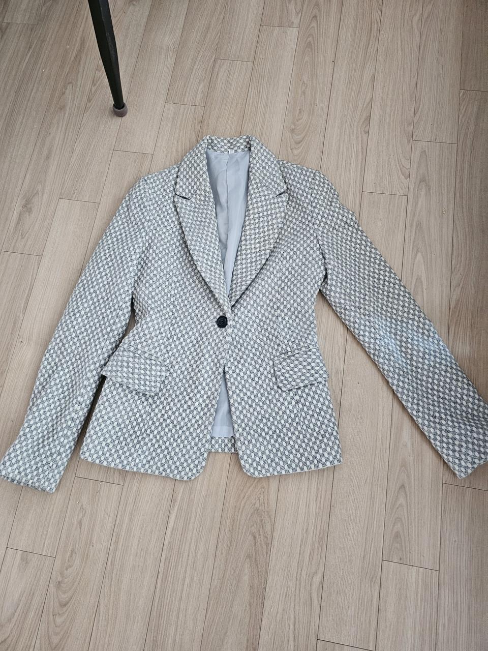 체크무늬 자켓 66